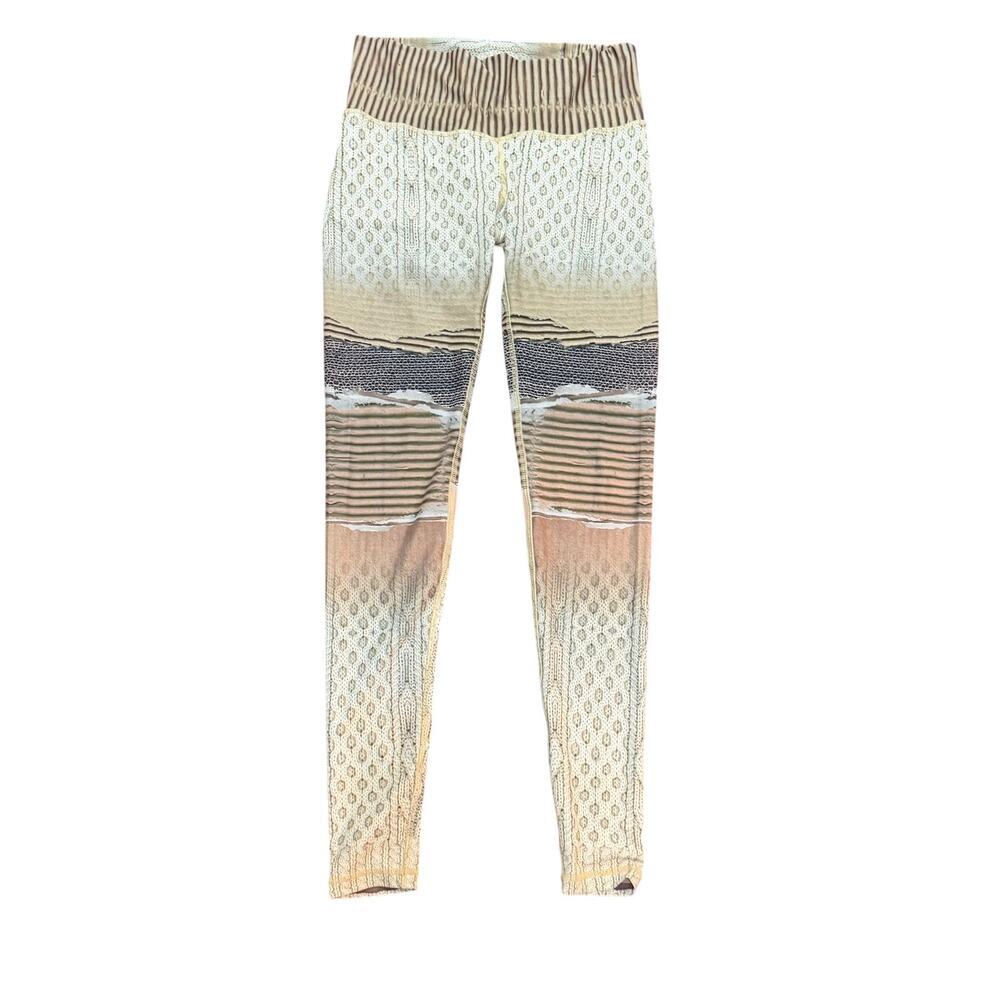 Niyama Sol leggings sz L beige copper tones
